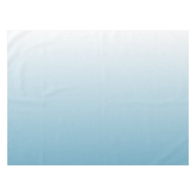 Zweifarbiges Gradienten Ober Engel Blau Tischdecke (Vorderseite (Horizontal))