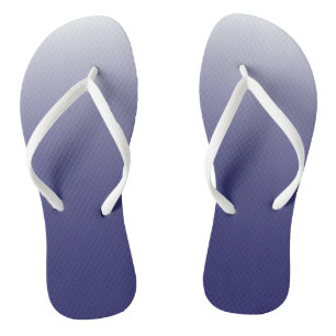 Zweifarbiges Gradienten Obrenblau Flip Flops