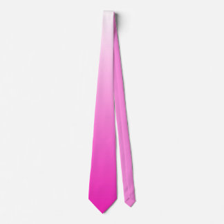Zweifarbiges Gradienten ombre hot pink Krawatte