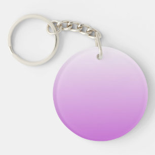 Zweifarbiges Gradienten ombre lilac lila Schlüsselanhänger