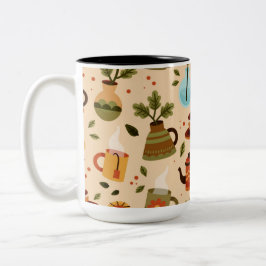 Zweifarbiges Kaffeetasse