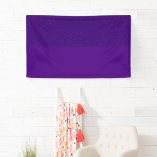 Zweifarbiges lila-glitzerndes Event-Banner – Anpas Banner