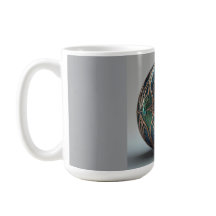 Zweifarbiges Tasse 11oz (Marmor-5)