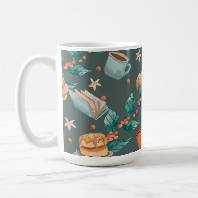 Zweifarbiges Tassendesign  Kaffeetasse (Links)