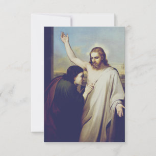 Zweifel an Saint Thomas von Silvestro Lega Dankeskarte