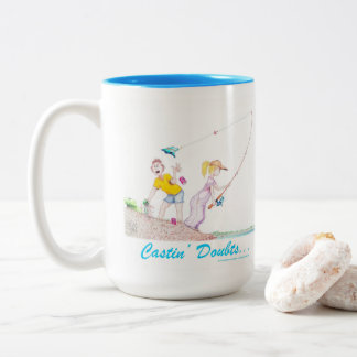 Zweifel hegen zweifarbige tasse