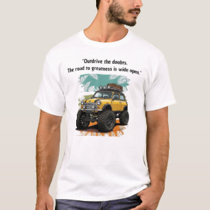 "Zweifel hinter sich lassen" Gelbes Mini-Monster-A T-Shirt