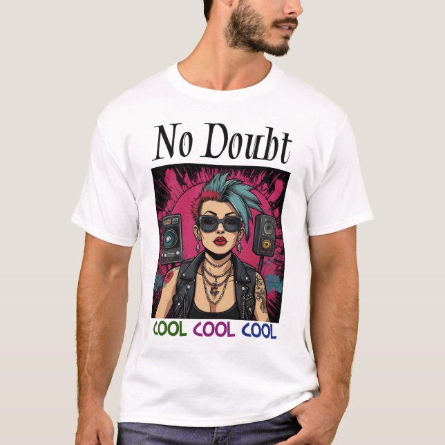 Zweifellos Cool Cool Cool T-Shirt (Vorderseite)