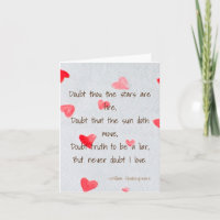 Zweifellos Liebe Card