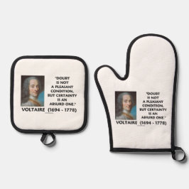 Zweifellos nicht angenehmer Zustand Gewiss Voltair Ofenhandschuh & Topflappen-Set