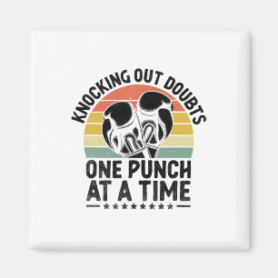 Zweifelsfrei einen Punch bei einem Boxer Spor Magnet