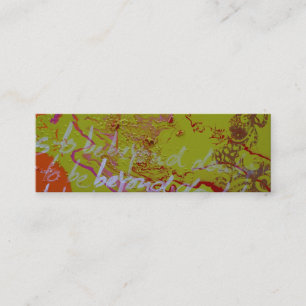 "Zweifelsohne " Mini Visitenkarte