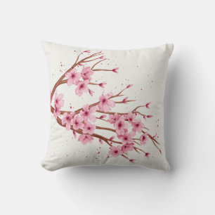 Zweig der Sakura-Blume Kissen
