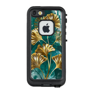 Zweig mit goldenen Blättern Ginko Biloba LifeProof FRÄ’ iPhone SE/5/5s Hülle