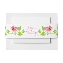 Zweig mit rosa Kirschblüten Frühjahrshochzeit