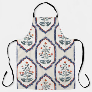 Zweige der orientalischen Blume: Kalamkari Indiane Schürze