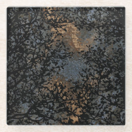 Zweige Glasuntersetzer