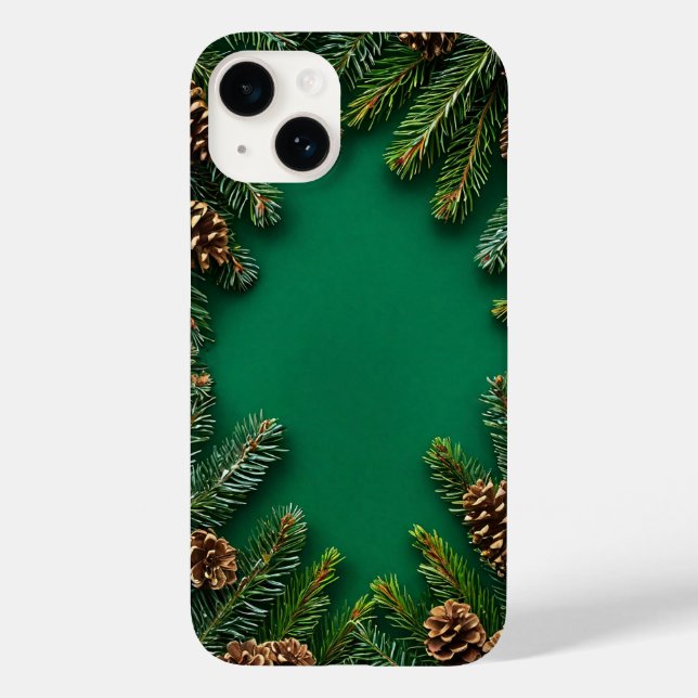 Zweige und Pinecone Case-Mate iPhone 14 Hülle (Rückseite)