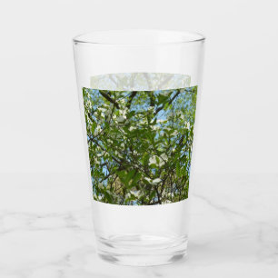 Zweige von Dogwood-Blüten Frühlingsbäume Glas