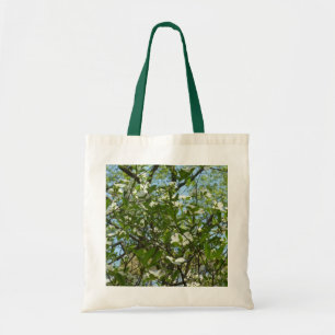 Zweige von Dogwood-Blüten Frühlingsbäume Tragetasche
