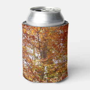 Zweige von orangen Blättern Herbst Natur Dosenkühler