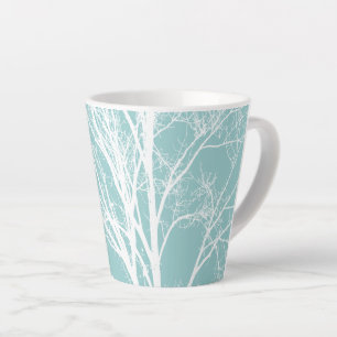 Zweige von weißen Bäumen Milchtasse