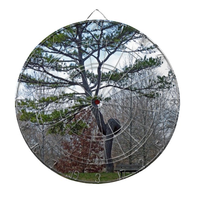 zweigezogener Baum Dartscheibe (vorne)