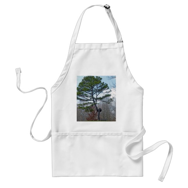 zweigezogener Baum Schürze (Vorne)