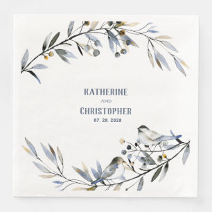 Zweigstelle Berries & Birds Wedding Serviette