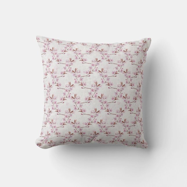 Zweigstelle Cherry Blossom Kissen (Vorderseite)