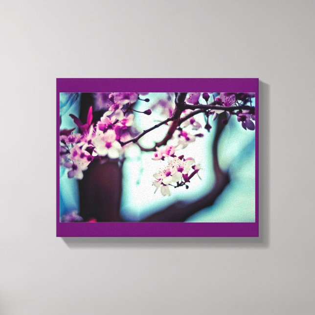 Zweigstelle Cherry Blossom Leinwanddruck (Vorderseite)