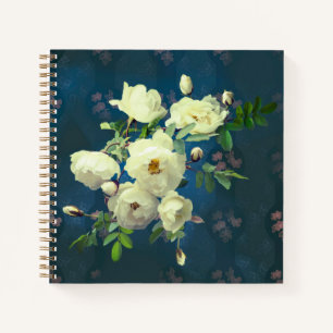 Zweigstelle des White Roses Notebook Notizbuch