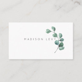 Zweigstelle Eukalypt Blätter Artisan Business Appo Terminkarte