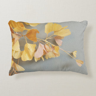 Zweigstelle Golden Gingko Leaf Dekokissen