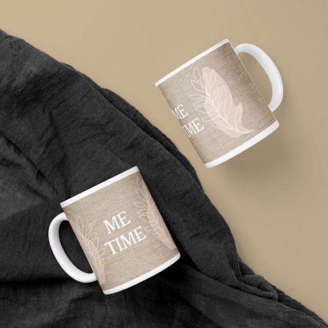 Zweigstelle Me Time zeichnend abstrakter Boho-Mini Kaffeetasse (Von Creator hochgeladen)
