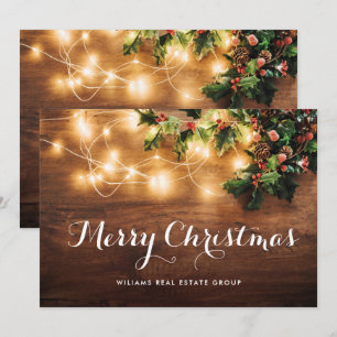 Zweigstelle Mistletoe Rustikale Weihnachten