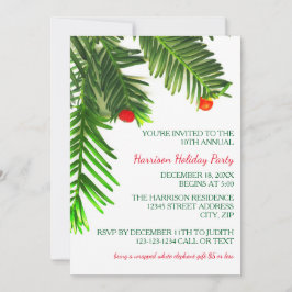 Zweigstelle Pine Tree - Weihnachtsfeier Party Einl Einladung