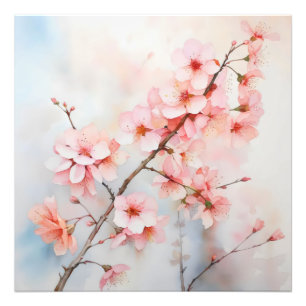 Zweigstelle Sping Pink Sakura Fotodruck