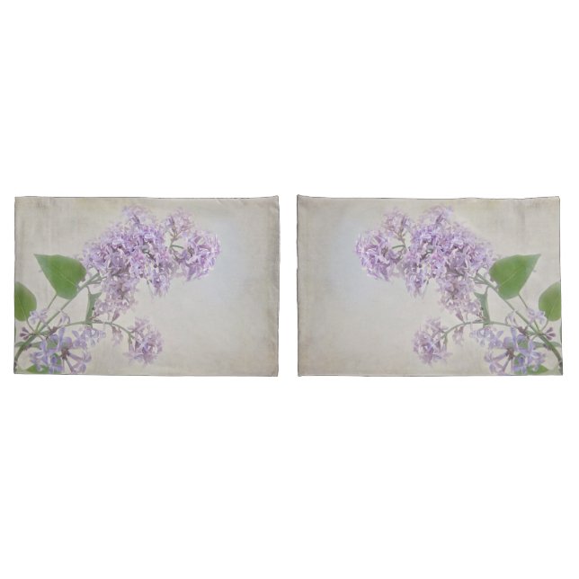 Zweigstelle Wasserfarbe Lilac Kissenbezug (Rückseite-Set)