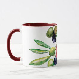 Zweigstelle Wasserfarben Tasse