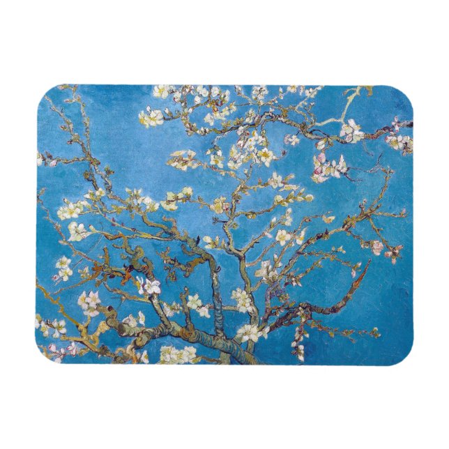Zweigstellen mit Almond Blossom Van Gogh Gemälde Magnet (Horizontal)