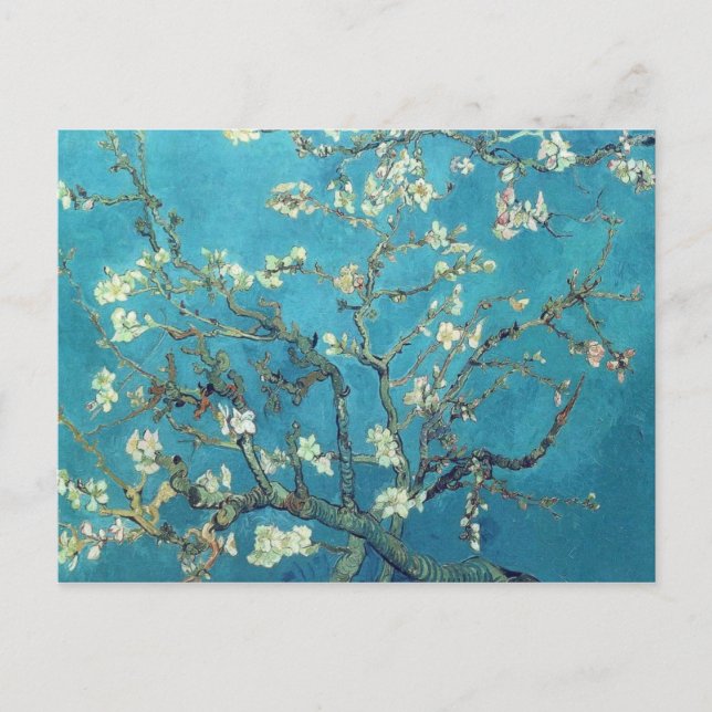 Zweigstellen mit Almond Blossom - Van Gogh Postkarte (Vorderseite)