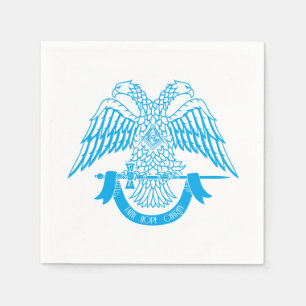 Zweikopfadler als asonisches Symbol Serviette