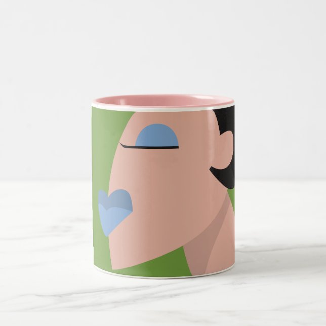 ZWEIMAL GEKÜSSTE TASSE (Mittel)