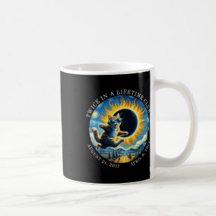 Zweimal im Lifetime Club Totality Solar Eclipse 20 Kaffeetasse