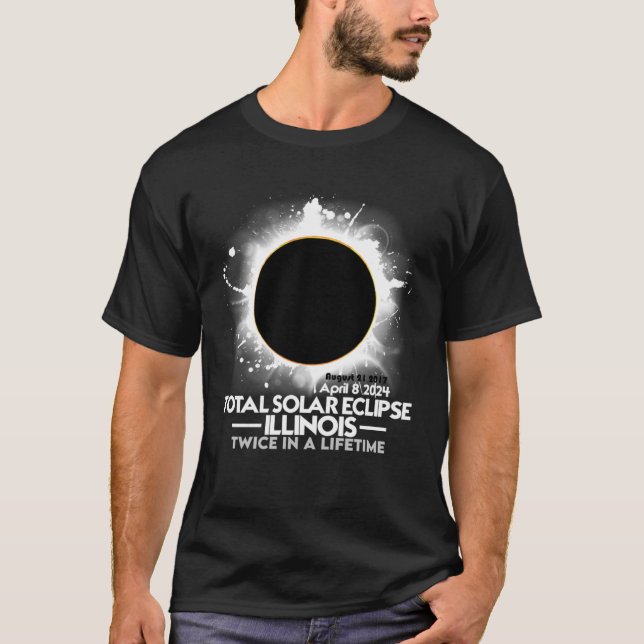 Zweimal in einer Lebensdauer Gesamtsolarausstoß IL T-Shirt (Vorderseite)