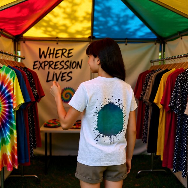 Zweimal unter den Wellen Tri-Blend Shirt (Von Creator hochgeladen)