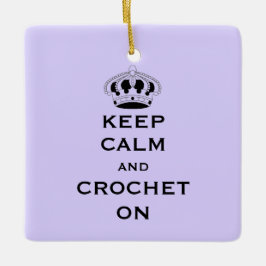 Zweiseitig Behalten Calm Lavender Porzellan Keepak Keramik Ornament