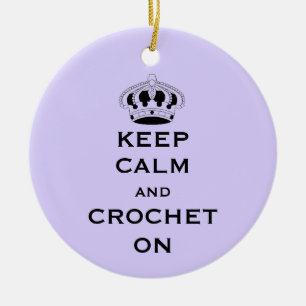 Zweiseitig Behalten Calm Lavender Porzellan Keepak Keramik Ornament