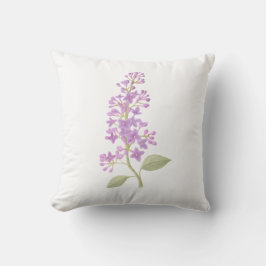 Zweiseitig von Hand Gezeichnet Lilac Kissen